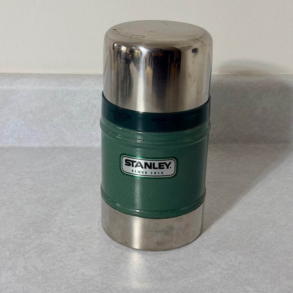 Stanley Classic 17oz Vacuum Insulated Food Jar Hammertone Green Stainless Steel